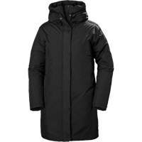 W Bouvet Down Coat, Women's, Small, Black Cam Industrial