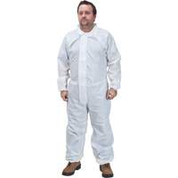 Premium Coveralls, Small, White, Microporous Cam Industrial