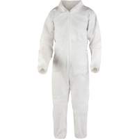 Premium Coveralls, 3X-Large, White, Microporous Cam Industrial