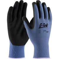 Gants enduits G-Tek GP, Petit, R&ecirc;vetement Nitrile, Calibre 13, Enveloppe en Nylon Cam Industrial