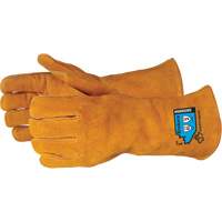 Endura&reg; Deluxe Cut-Resistant Welding Gloves, Split Cowhide, Size Small Cam Industrial