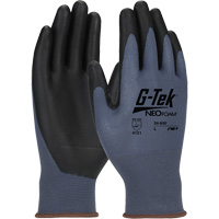 G-Tek&reg; NeoFoam&reg; Seamless Knit Coated Gloves, X-Small, Polyurethane Coating, 15 Gauge, Nylon Shell Cam Industrial