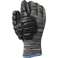 Anti-Impact Coated Hammer Gloves, 8/Medium, Synthetic Palm, Elastic Cuff Cam Industrial