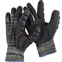Anti-Impact Coated Hammer Gloves, 8/Medium, Synthetic Palm, Elastic Cuff Cam Industrial