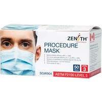 Disposable Procedure Face Masks, ASTM F2100 Level 3, Class 1 Cam Industrial