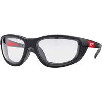 Performance Safety Glasses with Gasket, Clear Lens, Anti-Fog/Anti-Scratch, ANSI Z87+/Meets/Exceeds CSA Z94.3 Cam Industrial