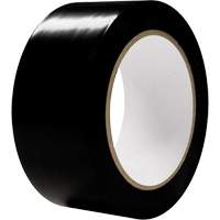 Aisle Marking Tape, 2" x 108', PVC, Black SGX043 | Cam Industrial