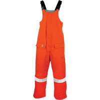 Westex UltraSoft&reg; AllOut Quilt Lined Winter Bib Overall, Small, High Visibility Orange Cam Industrial