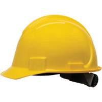 North&reg; Short Brim Hardhat, Meets CSA Type 1, Ratchet Suspension, Non-Vented Cam Industrial