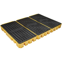 Low Profile Spill Pallet, 76.5 US gal. Spill Capacity, 72" x 49" x 6.5" Cam Industrial