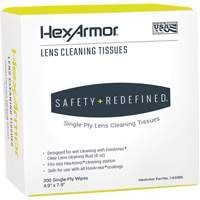 Serviettes nettoyantes pour lentilles, 4,9" x 7,9", 300 /pqt. Cam Industrial