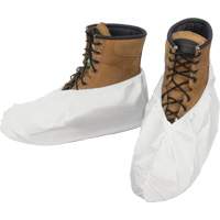 Shoe Covers, One Size, Microporous, White Cam Industrial