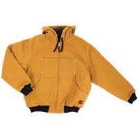 Blouson d'aviateur en toile lourde avec capuchon, Hommes, Petit, Brun Cam Industrial