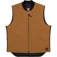 Gilet &agrave; moto WV04, Hommes, Petit, Brun Cam Industrial