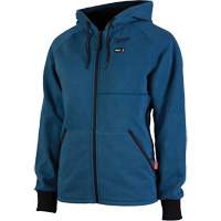M12 Heated Hoodie Kit, Women's, Small, Blue, Polyester Cam Industrial