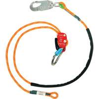 RAD Adjustable Rope Safety Lanyard, 1 Legs, 6', CSA Class F Cam Industrial