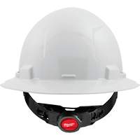 Full Brim Hardhat, Meets CSA Type 1, Ratchet Suspension, Non-Vented Cam Industrial