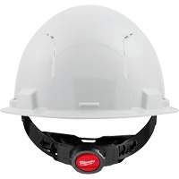 Front Brim Hardhat, Meets CSA Type 1, Ratchet Suspension, Vented Cam Industrial