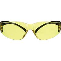 SecureFit 100 Series Safety Glasses, Amber Lens, Anti-Fog/Anti-Scratch, ANSI Z87+/Meets/Exceeds CSA Z94.3 Cam Industrial
