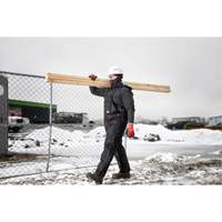 Salopette GridIron de longueur standard avec fermeture &agrave; glissi&egrave;re jusqu'&agrave; la cuisse, Hommes, Grand, Noir Cam Industrial