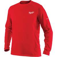 T-shirt &agrave; manches longues Workskin, Hommes, Petit, Rouge Cam Industrial