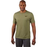 T-shirt de travail hybride, Hommes, Petit, Vert Cam Industrial