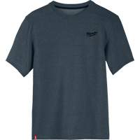 T-shirt de travail hybride, Hommes, Petit, Bleu Cam Industrial