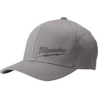 Flexfit&reg; Fitted Hat - Small/Medium, Grey, Poly-Cotton Cam Industrial
