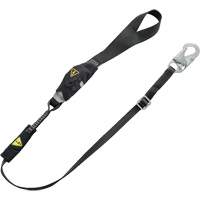 V-Series Utility Energy Absorbing Lanyard, 6', Snap Hook Center, Snap Hook Leg Ends, Nylon Cam Industrial