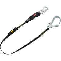 V-Series Welding Shock Absorbing Lanyard, 6', Snap Hook Center, Snap Hook Leg Ends, Kevlar&reg;/Nomex&reg; Cam Industrial