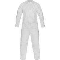 CleanMax&reg; Clean Manufactured Non-Sterile Coverall, Medium, White, Microporous Cam Industrial