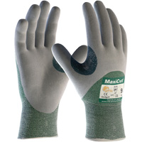 ATG MaxiCut&reg; Engineered Yarn Cut Resistant Gloves, Size Large, 15 Gauge, Nitrile Coated, Engineered Yarn Shell, ASTM ANSI Level A2/EN 388 Level 3/EN 388 Level B Cam Industrial
