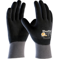 ATG MaxiFlex&reg; Ultimate Touchscreen Compatible Gloves, Large, Nitrile Coating, 15 Gauge, Nylon/Elastane Shell Cam Industrial