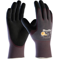Gants sans couture ultra l&eacute;gers ATG MaxiDry, Grand, R&ecirc;vetement Nitrile, Calibre 15, Enveloppe en Nylon/&eacute;lasthanne Cam Industrial