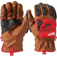 Goatskin Impact Gloves, Small, Grain Leather Palm Cam Industrial