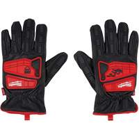Goatskin Impact Gloves, Small, Grain Leather Palm Cam Industrial