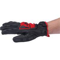Goatskin Impact Gloves, Small, Grain Leather Palm Cam Industrial
