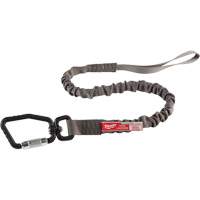 Locking Tool Lanyard, Bungee, Carabiner/Loop Cam Industrial