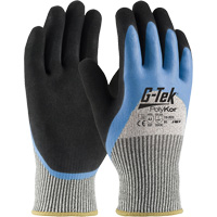 Gants isol&eacute;s r&eacute;sistants aux coupures G-Tek PolyKor, Taille Petit, Calibre 13, Rev&ecirc;tement Latex de caoutchouc, Enveloppe en Fil technique, ANSI/ISEA 105 niveau 3 Cam Industrial