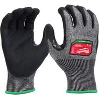 High-Dexterity Dipped Gloves, Size Small, 18 Gauge, Nitrile Coated, Polyethylene Shell, ASTM ANSI Level A6/EN 388 Level F Cam Industrial