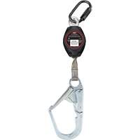 Dynamic Large Snap Hook Self-Retracting Lifeline, 7', Polyester, Swivel Cam Industrial