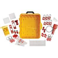 Station de cadenassage &eacute;lectrique avec cadenas de s&eacute;curit&eacute; en nylon utilisant des cl&eacute;s diff&eacute;rentes, Cadenas Plastique, Capacit&eacute; de 60, Cadenas Compris Cam Industrial