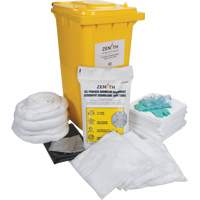 Premium Spill Kit, Oil Only, Bin, 63 US gal. Absorbancy Cam Industrial