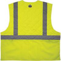 Veste de s&eacute;curit&eacute; refroidissante Chill-Its 6668, Petit, Jaune lime haute visibilit&eacute; Cam Industrial