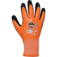 ProFlex 7551 Coated Cut-Resistant Winter Work Gloves, Size Small, 10/13 Gauge, Nitrile/Rubber Latex Coated, HPPE Shell, ASTM ANSI Level A5/EN 388 Level E Cam Industrial