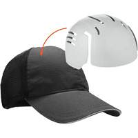 Skullerz 8946 Standard Baseball Cap with Bump Cap Insert, Black SHB490 | Cam Industrial