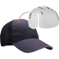 Skullerz 8946 Standard Baseball Cap with Bump Cap Insert, Navy Blue SHB491 | Cam Industrial