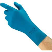Gants r&eacute;sistants aux produits chimiques AlphaTec 88-356 pour l'industrie alimentaire, Taille 7, 12" lo, Latex de caoutchouc, 17 mils Cam Industrial
