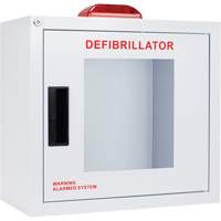 Standard Large AED Cabinet with Alarm & Strobe, Zoll AED Plus&reg;/Zoll AED 3/Cardio-Science/Physio-Control For, Non-Medical Cam Industrial