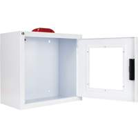Standard Large AED Cabinet with Alarm & Strobe, Zoll AED Plus&reg;/Zoll AED 3/Cardio-Science/Physio-Control For, Non-Medical Cam Industrial